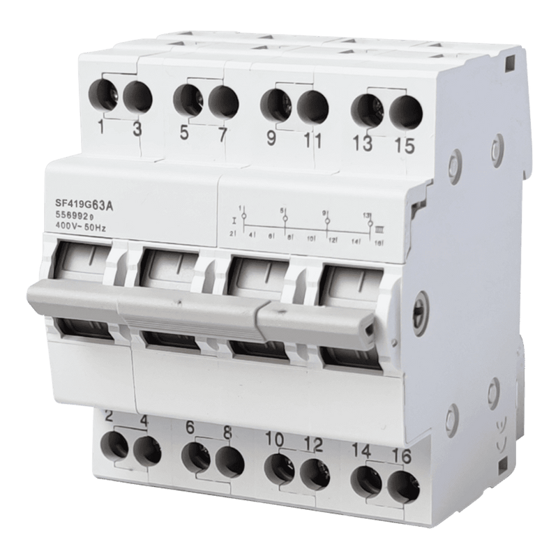 Chint Johnn 2P 125A DIN Changeover Switch