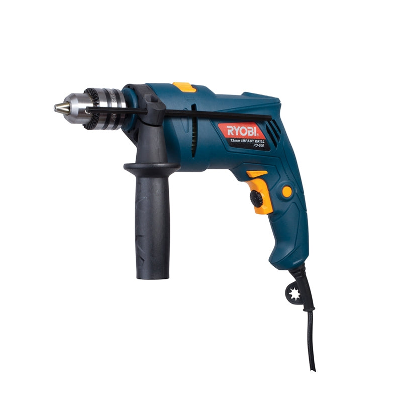 Ryobi 13 mm Impact Drill 650 W - Variable Speed With Reversing Function