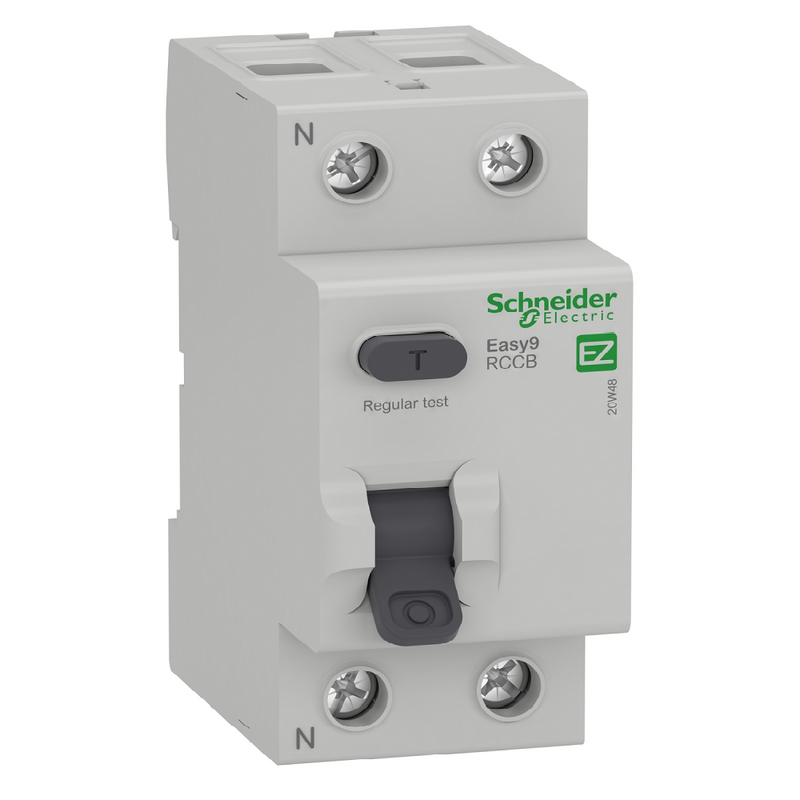 Schneider Easy9 2P 63A 30 mA AC (Earth-Leakage / RCCB)