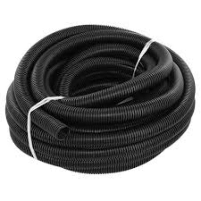 Sprague Convoluted Tubing 16.8 mm ID Normal‑Wave Black 50 m