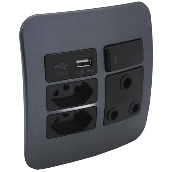 Veti 1 Combo SSO - Black/Gunmetal Cover