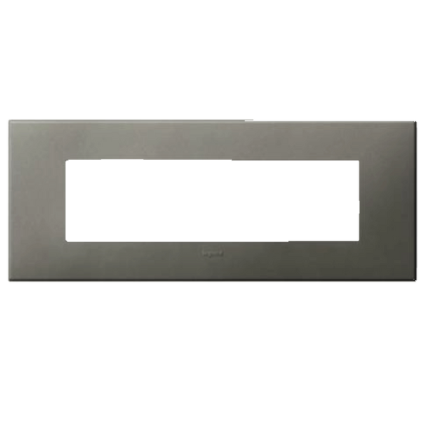 Legrand Arteor Cover Plate + Frame 8 Module Square - Magnesium