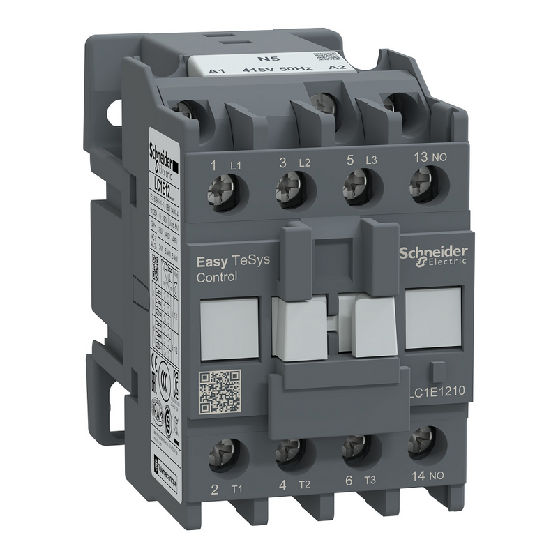 Schneider Contactor - 3P 12A TVS (1NO, 5.5kW, 415V Coil)