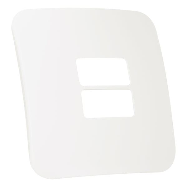 Veti 1 - Two Single Module Horizontal Cover Plate