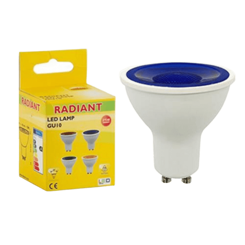 Radiant GU10 5W Blue LED Lamp