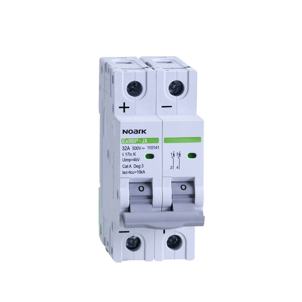 PV DC MCB 2P 500V