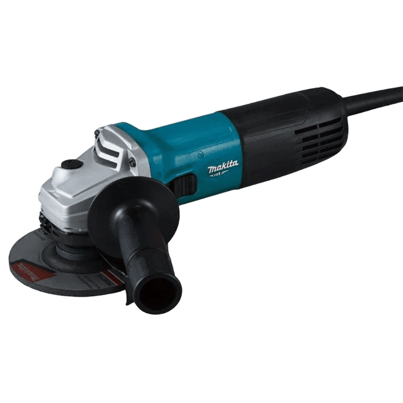 Makita MT Series - 115mm Corded Angle Grinder, 720W, 11,000 RPM, Paddle Switch