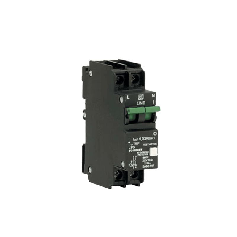 CBI 63 A 1P+N Earth Leakage Isolator (6 kA)