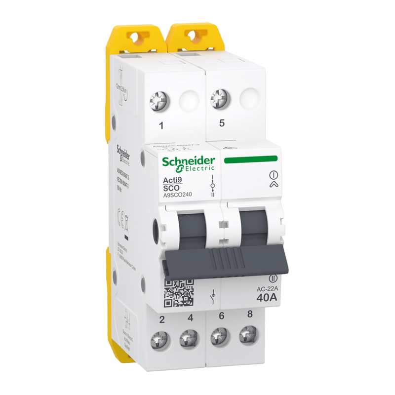 Schneider Electric Resi9 Changeover Switch 2P 63A