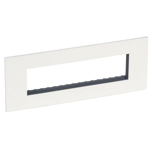 Legrand Arteor Cover Plate & Support Frame - 8 Module (4×2), White