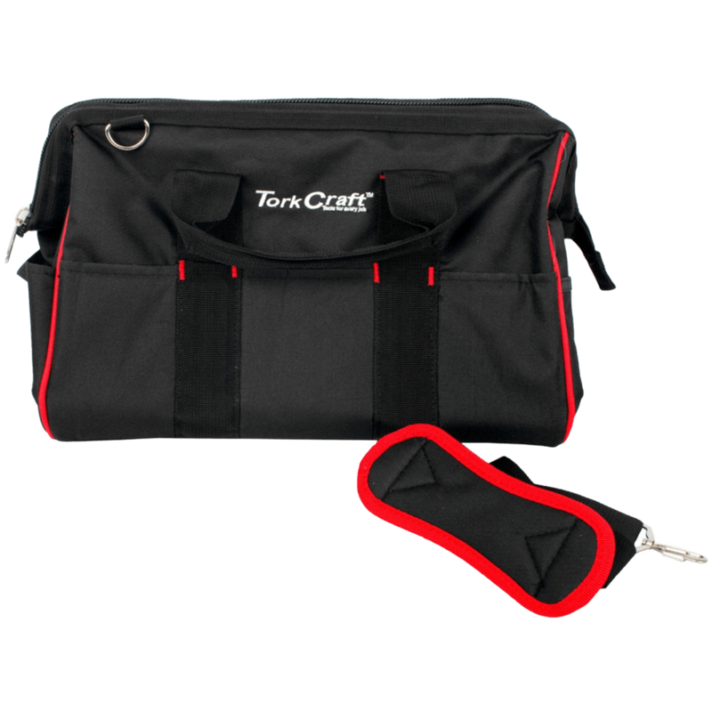 Tork Craft 22 Pocket Nylon Tool Bag - 400 x 210 x 310mm (Empty)