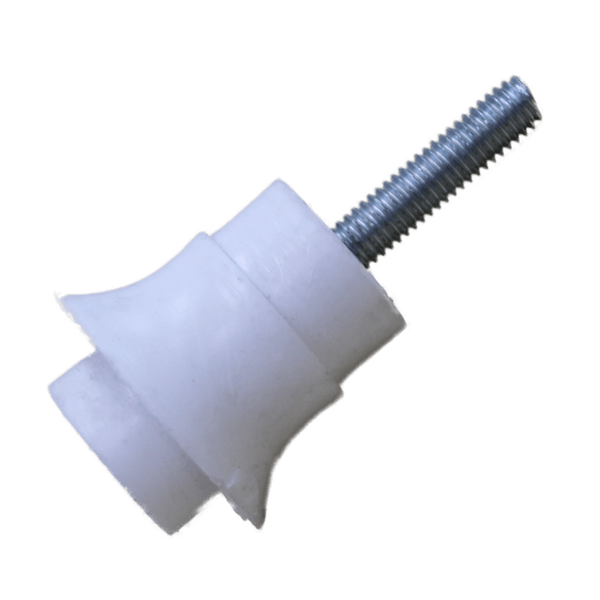 Busbar Insulator - 5mm PVC, White, Male-Female