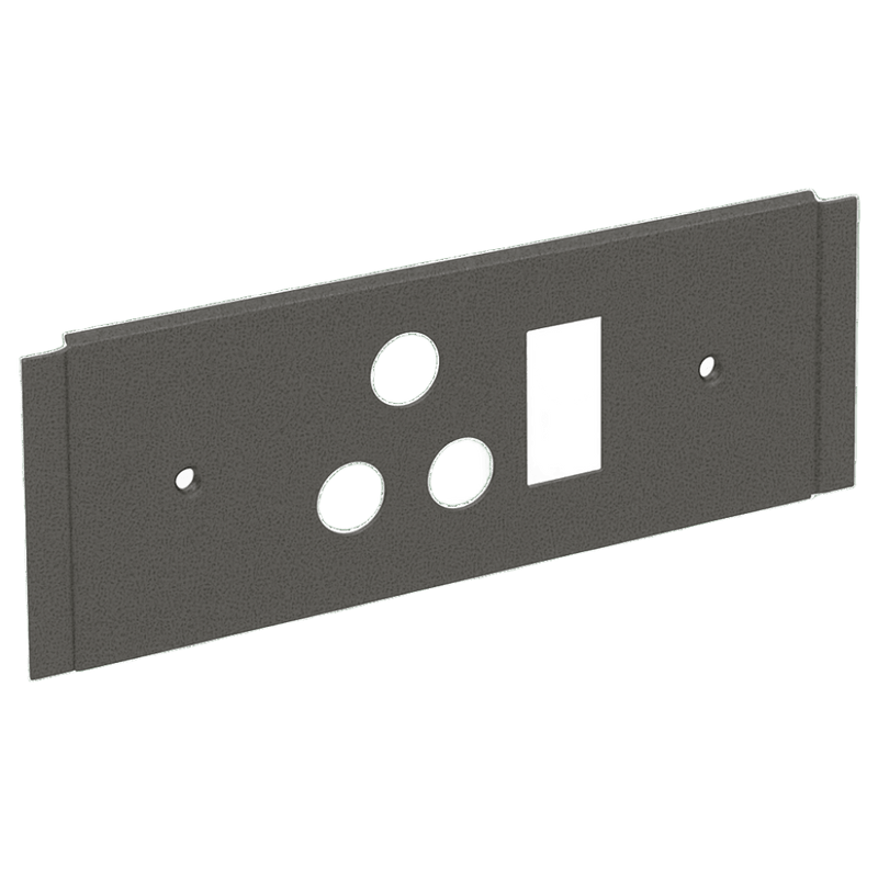 OL MS Skirt Cover - 16A SSO with Oliclips, Hammertone Grey (190 × 71 mm)