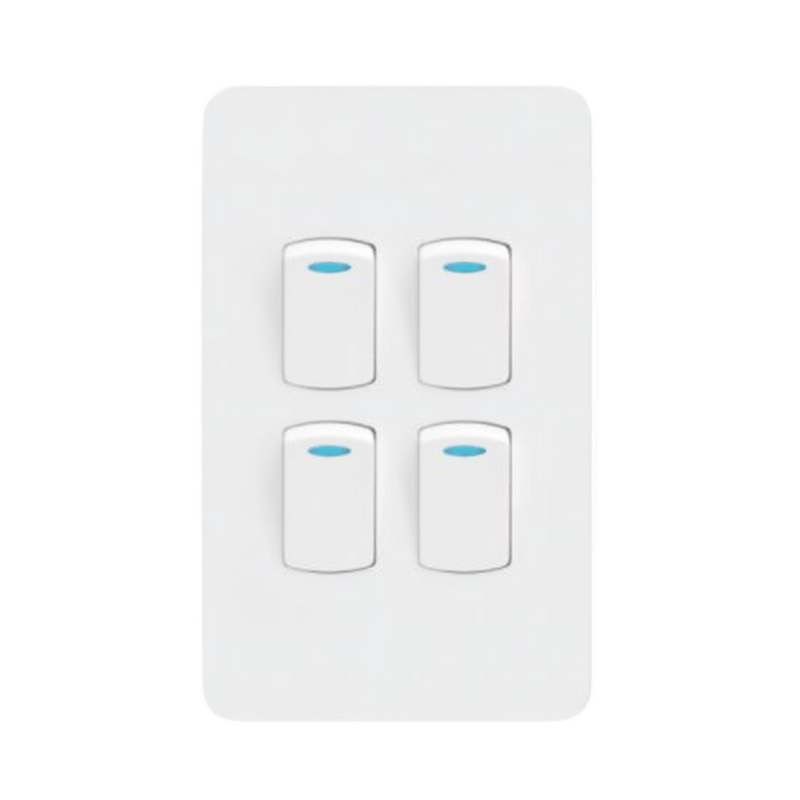 Chint 4-Lever 1 Way Switch - 16A, 4×2