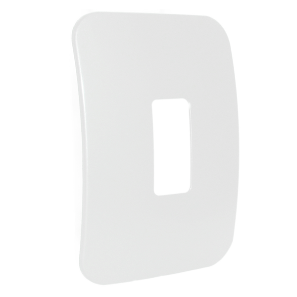 Veti 1 - Single Module Vertical Cover Plate White