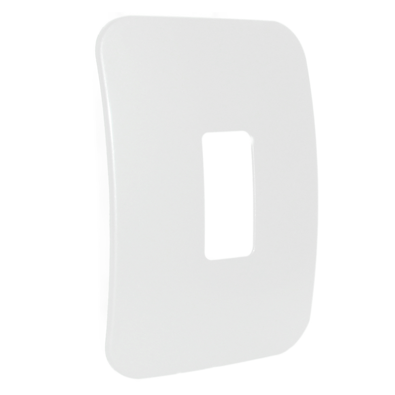 Veti 1 - Single Module Vertical Cover Plate White