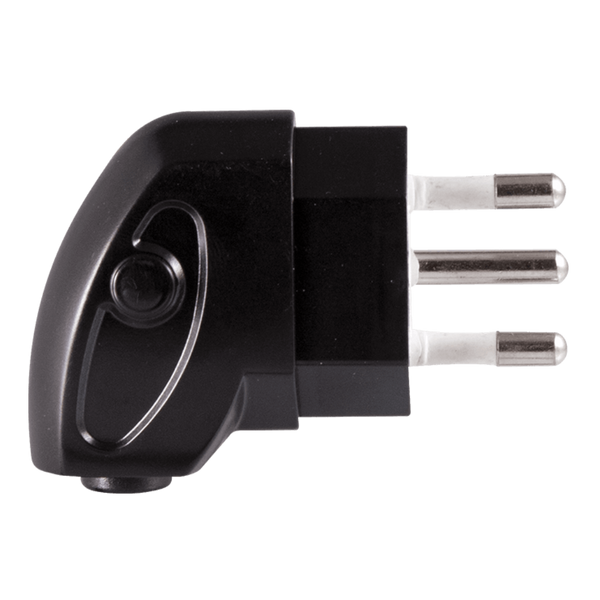 Crabtree N-Type Plugtop 16A Slimeline Compact 3 Pin N300 Black