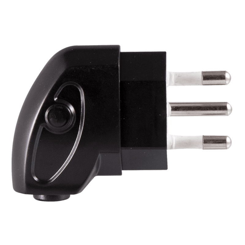 Crabtree N-Type Plugtop 16A Slimeline Compact 3 Pin N300 Black