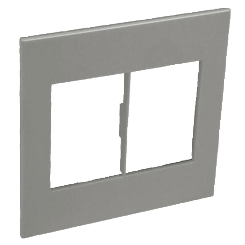 Legrand Arteor 4×4 Cover Plate - 2×3 Module Square Magnesium