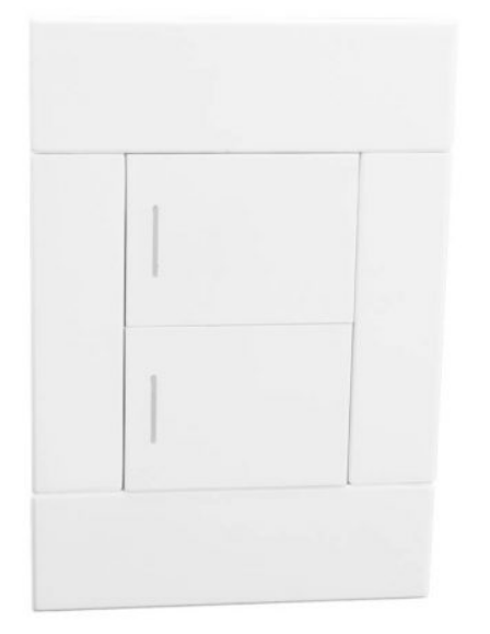 Veti 2 - 2 Lever 2 Way Switch Charcoal Complete