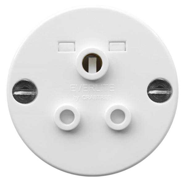 Crabtree Classic 5A Unswitchable Round Outlet