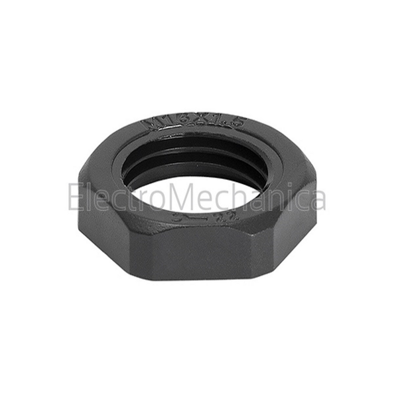 EM M20 Plastic Locknut Only (Black)
