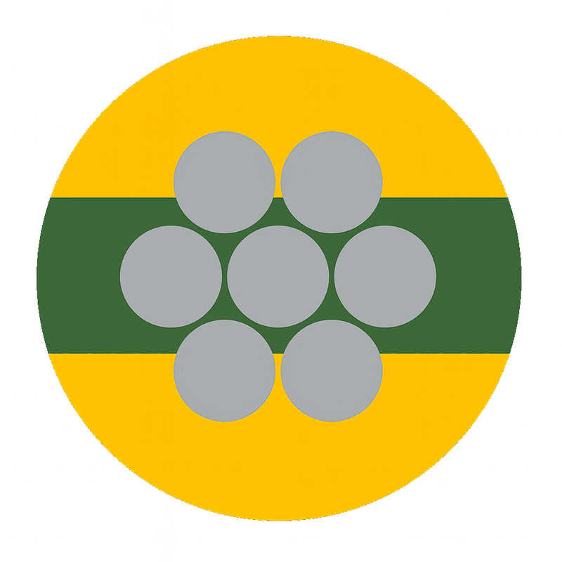 Aluminium GP Wire 25.0mm² Green & Yellow (76A) SANS1507 - 10m Increments Only