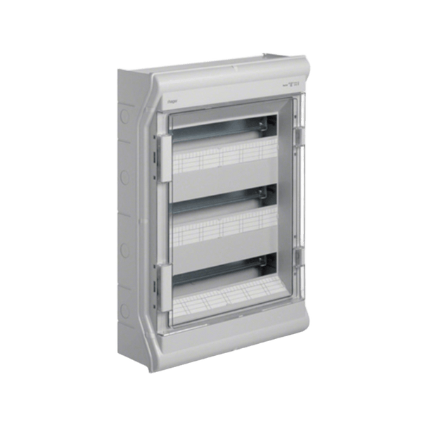 Hager 54 WAY (3X18) SURFACE MOUNT DB C/W N+E BARS