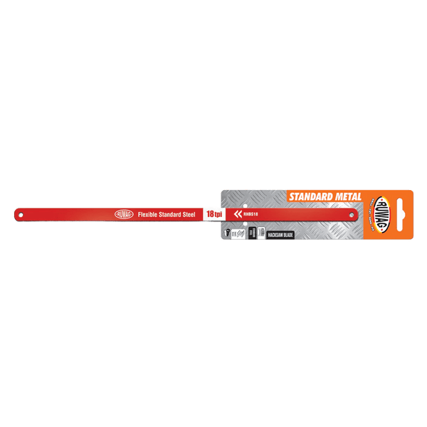 Ruwag 18 TPI Standard Metal Hacksaw Blade - Standard Grade (Red Blade)