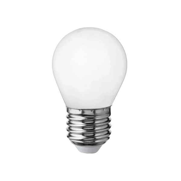 Radiant 6 W G45 Golf‑Ball Lamp - E27 Opal White, 5000 K, Non‑Dimmable