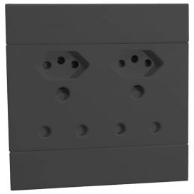 Veti 2 - Double UN SSO 2×16A RSA + 2×V‑Slim 4×4 Charcoal Complete