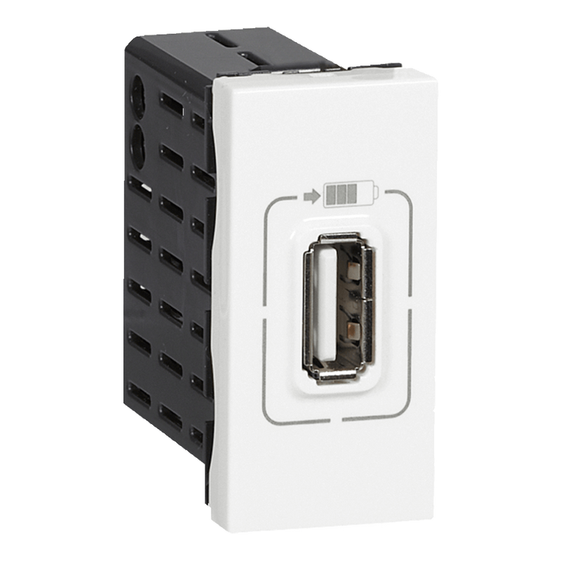 Legrand Arteor USB Socket - 5 V ⎓ 1.1 A (5.5 W), 1‑Module
