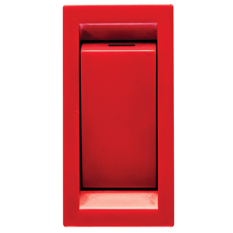 Crabtree Diamond 20 A 1‑Way Switch Module - Red