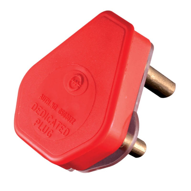 Crabtree Domestic Dedicated Plugtop Red 16Amp