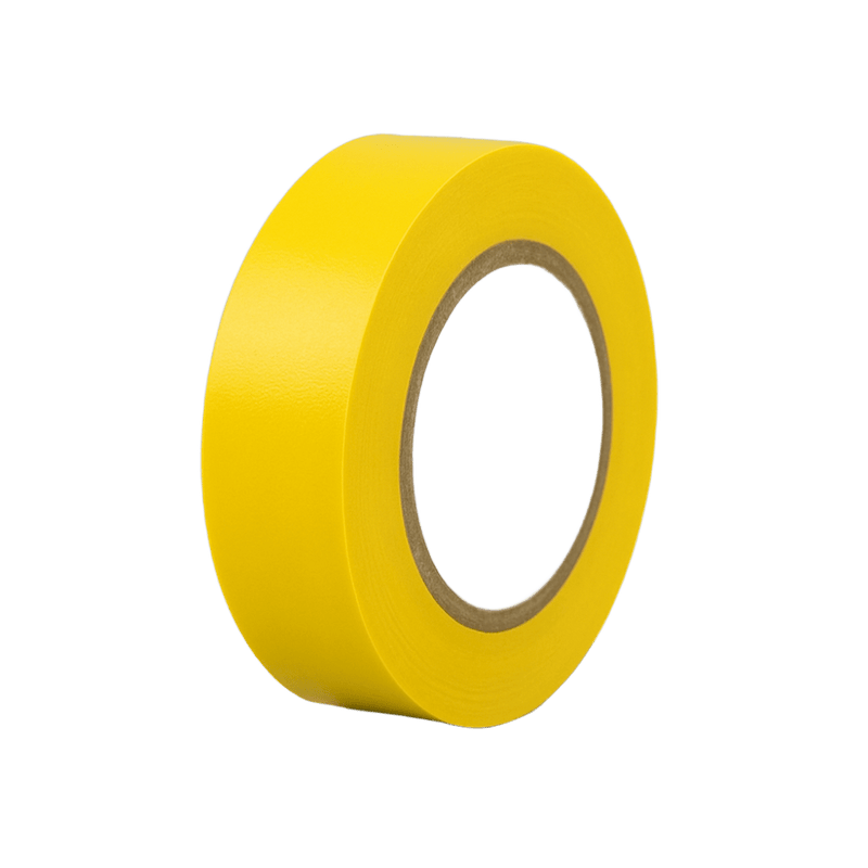 SR Insulation Tape PVC Yellow 0.18×18mm 20m Flame Retardant