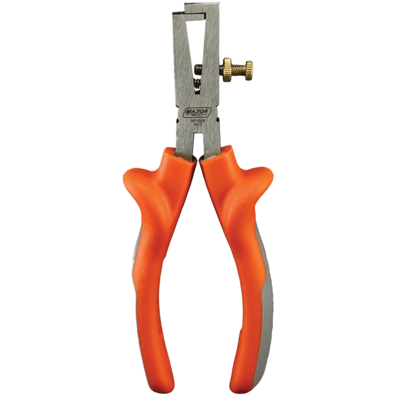 Major Tech Cable Stripping Pliers - 1000V Rated, 0.3mm to 6.0mm², Orange/Grey Handle