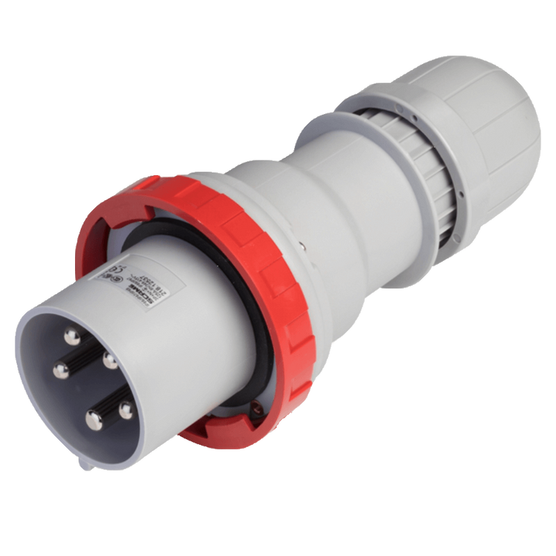 Scame CEE Plugtop Male - 63 A, 5‑Pin, IP67, 400 V AC
