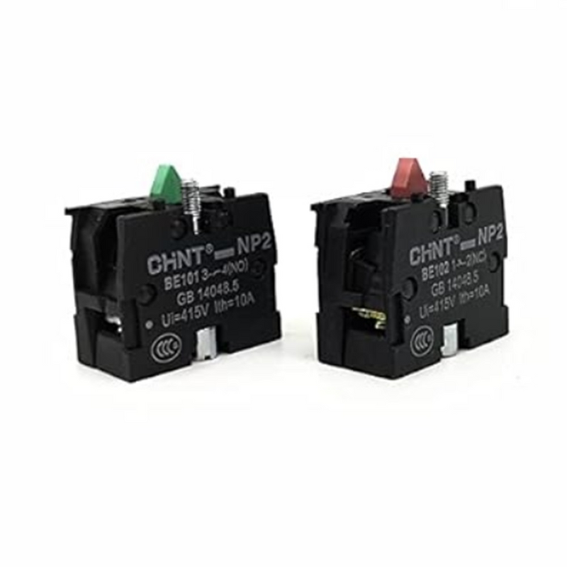 Chint Contact Block - Red, 1NC