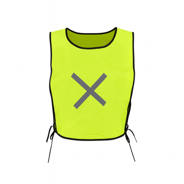 Maxi Reflective Safety Bib - Lime