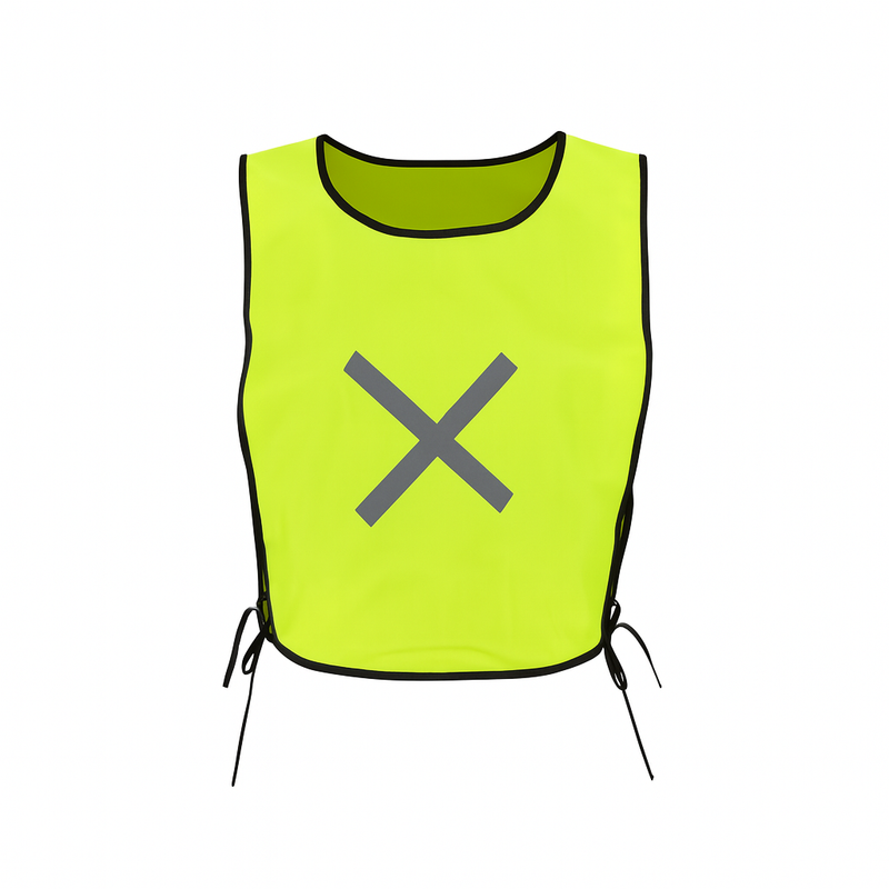 Maxi Reflective Safety Bib - Lime