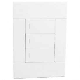 Veti 2 - 3 Lever 1 Way Switch 4×2 White