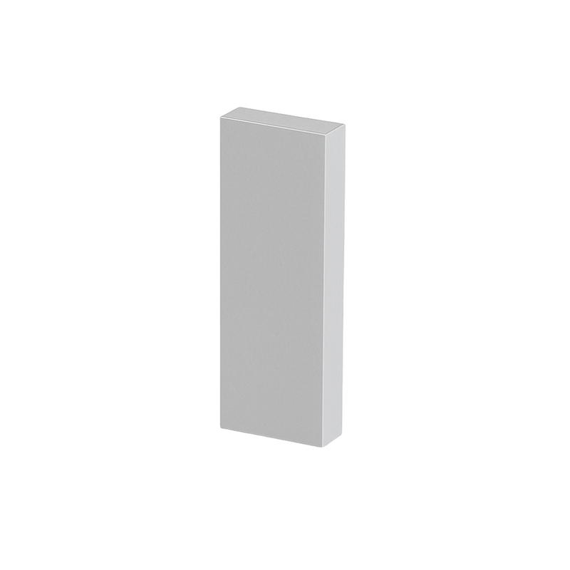OBO MS2 Power Skirting End Cap - Hospital Grey