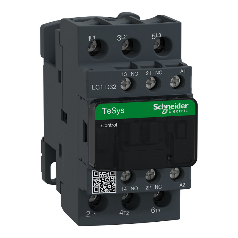 Schneider Tele Contactor - 3P 32A AC-3 (15kW, 400V Coil)