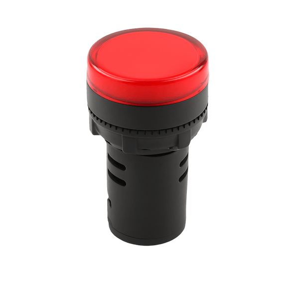 Chint LED Pilot Light - Red, 24V AC/DC, 22mm, Flat Head Top