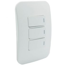Veti 1 - 3 Lever 1 Way Switch White