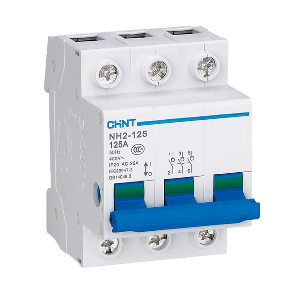 Chint Isolator - 63A, 3 Pole, DIN Rail Mounted