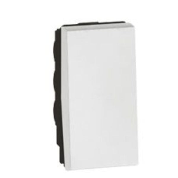 Legrand Arteor Push Button - 1‑Way, 1 Module, 6 A - White