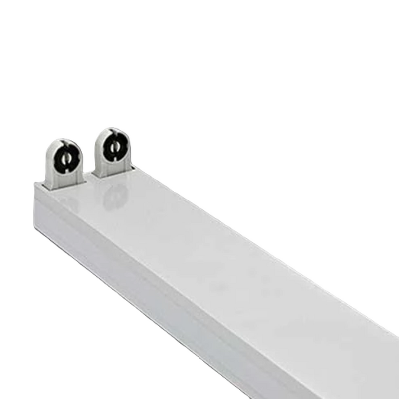 Ausma Wide 5ft 2x24W T8 LED Open Channel Fitting - 1.5m
