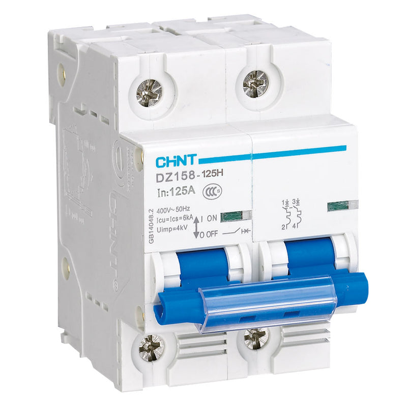 Chint DIN Circuit Breaker - 80A, 2P, C-Curve, 10kA