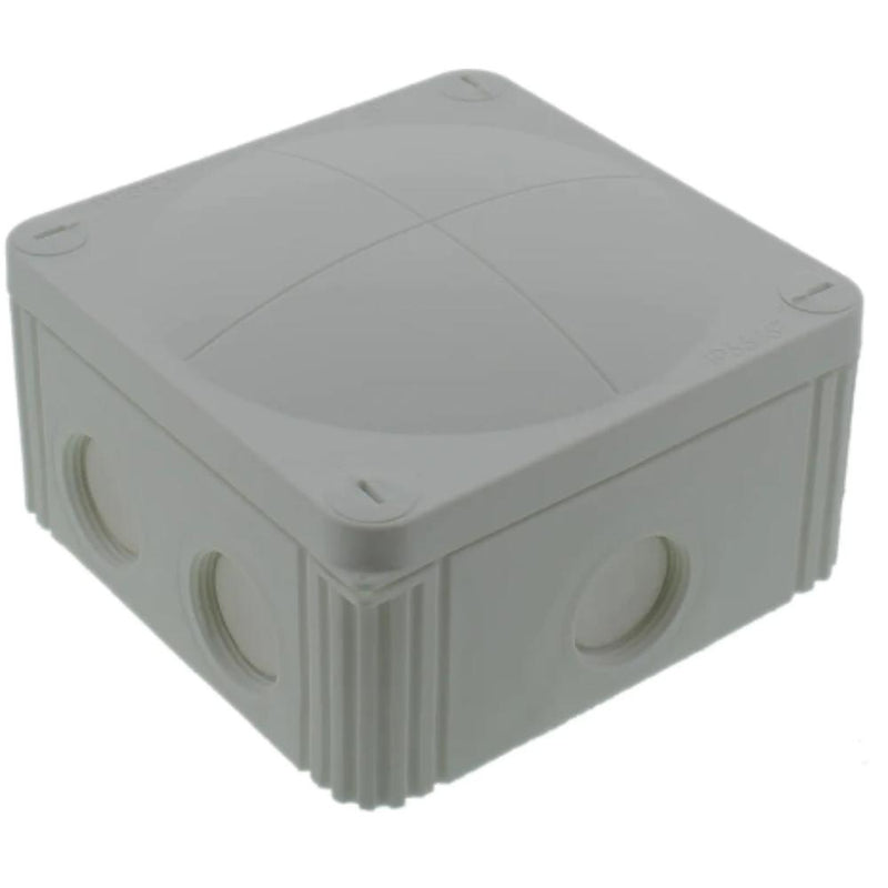 WISKA COMBI 407 Junction Box - 95×95×60 mm, Grey, IP66 (Polypropylene)